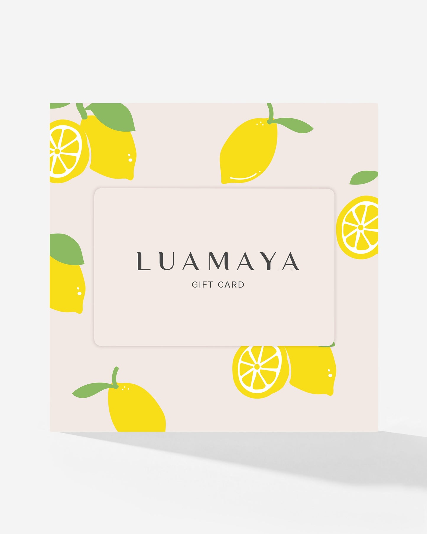 LUA Gutschein mit Umschlag Lemon Edition