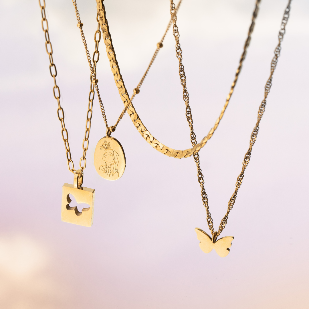 Serenity Necklace Rose Gold