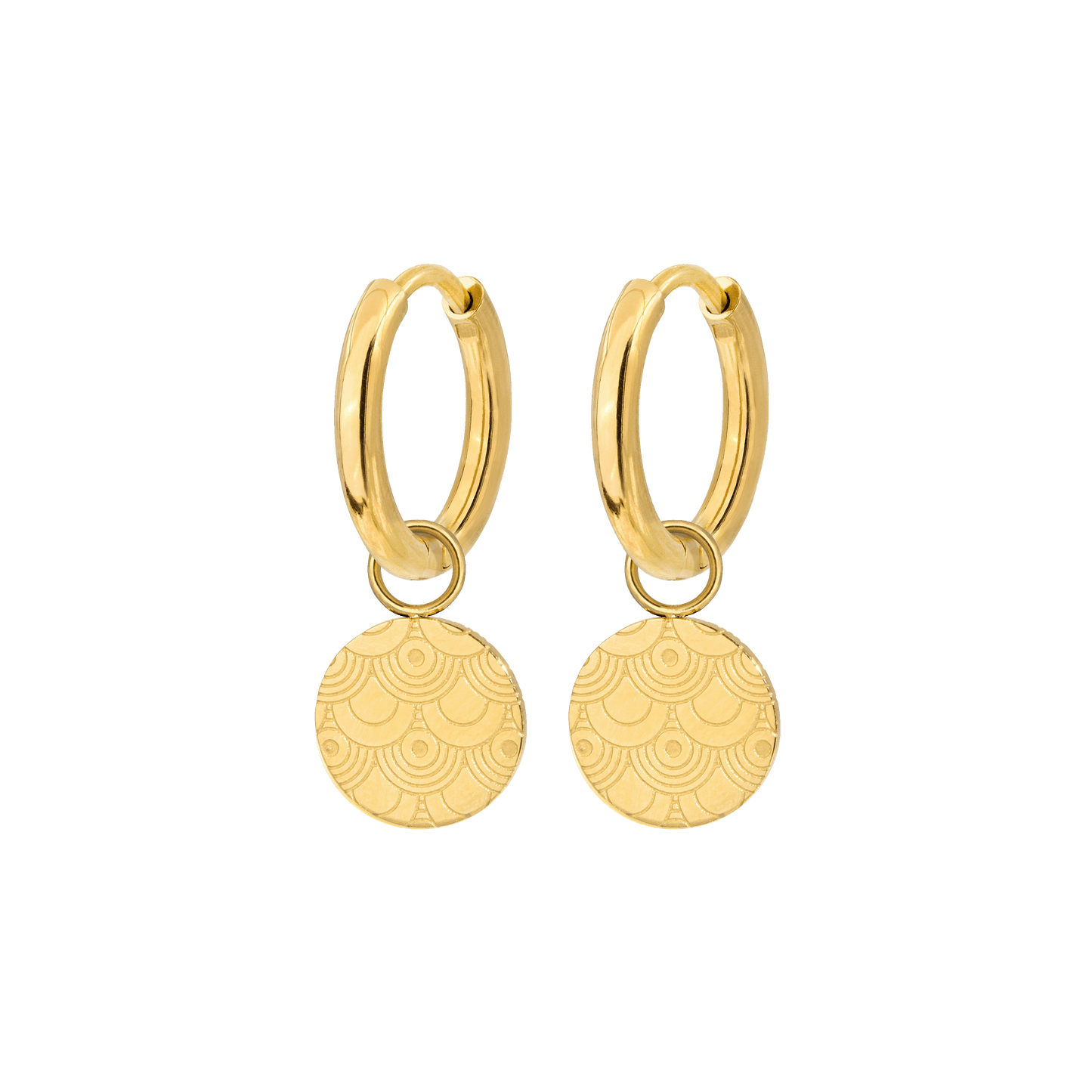 Buena Vibra Hoops Small Gold