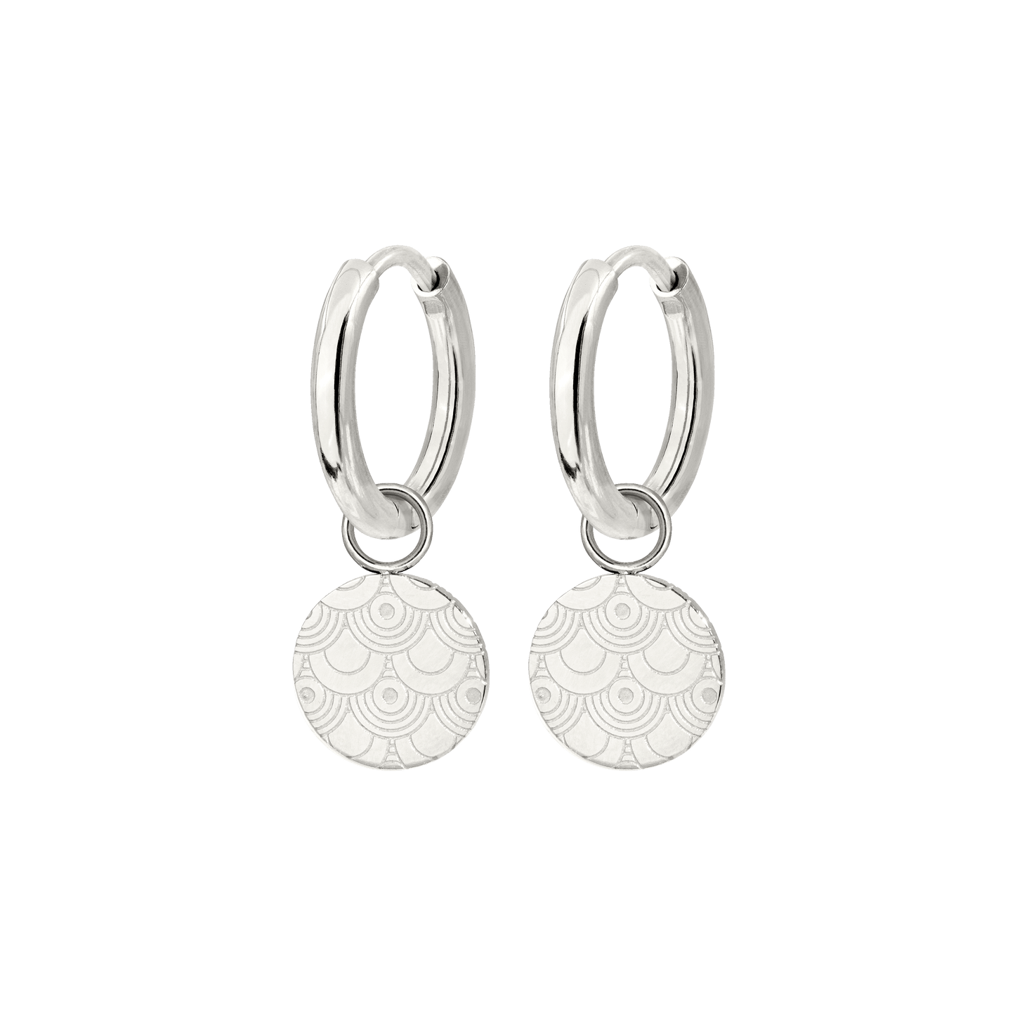 Buena Vibra Hoops Small Silver