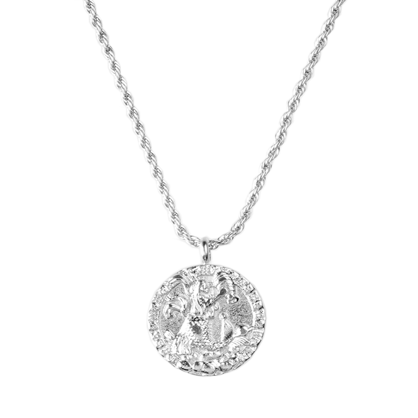 Zodiac Sign Necklace Silver