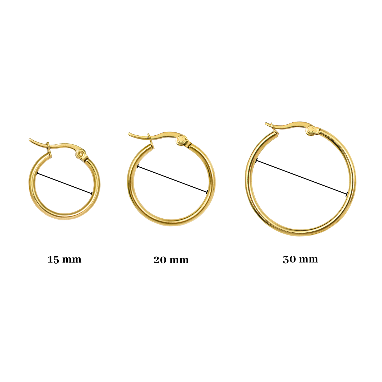 Sierra Hoop Set Large
