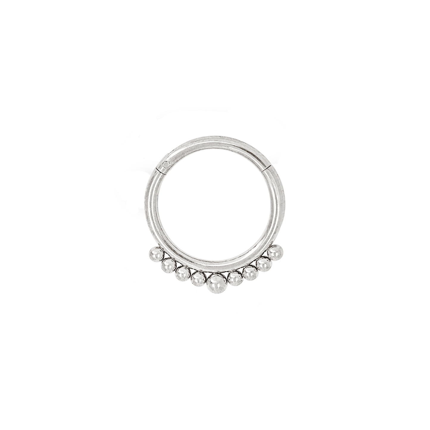 Boho Click Piercing Silver