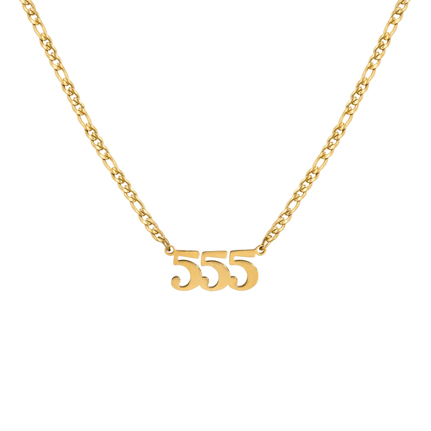 Angel Number Necklace Gold