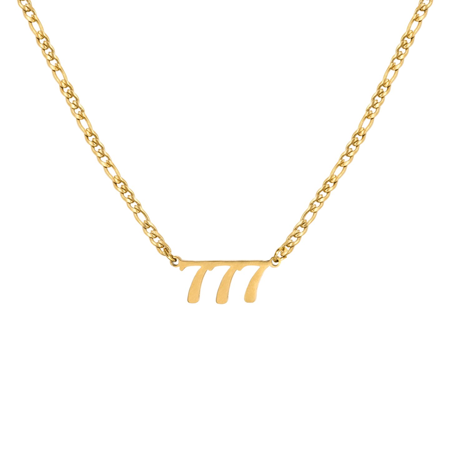 Angel Number Necklace Gold