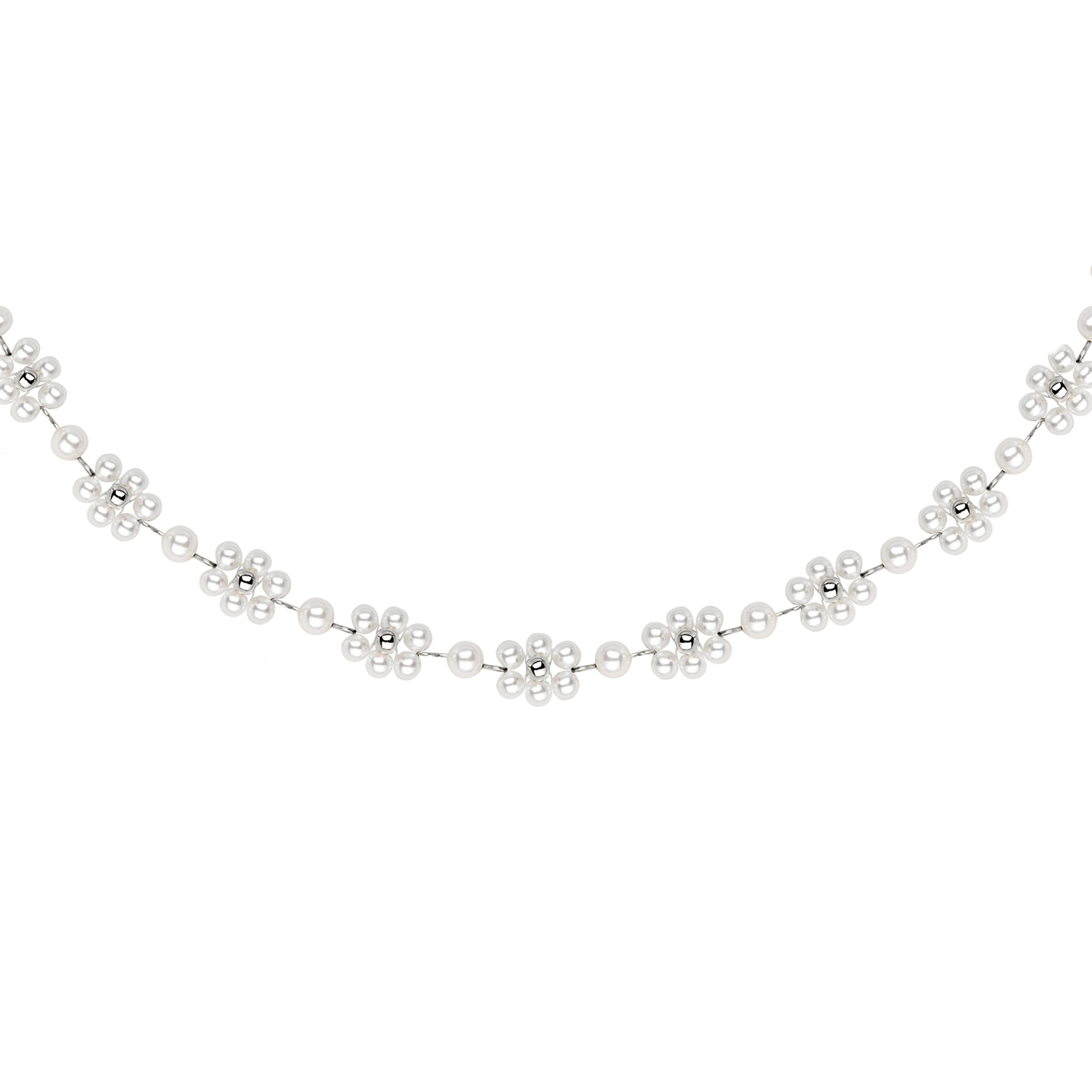 Bonita Flor Choker Silver