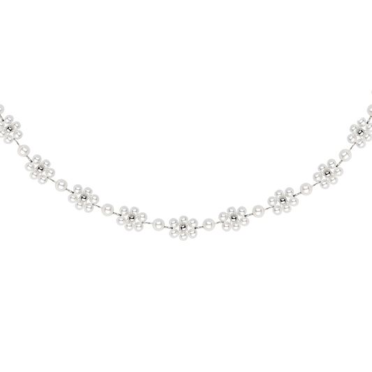Bonita Flor Choker Silver