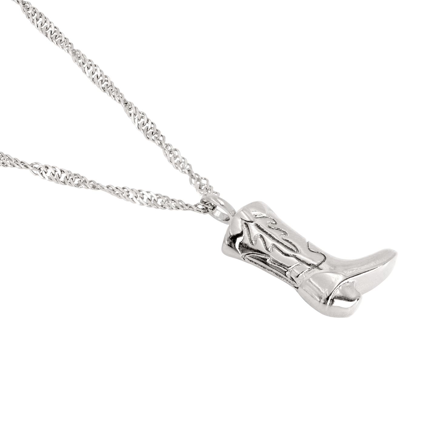 Howdy Necklace Silver