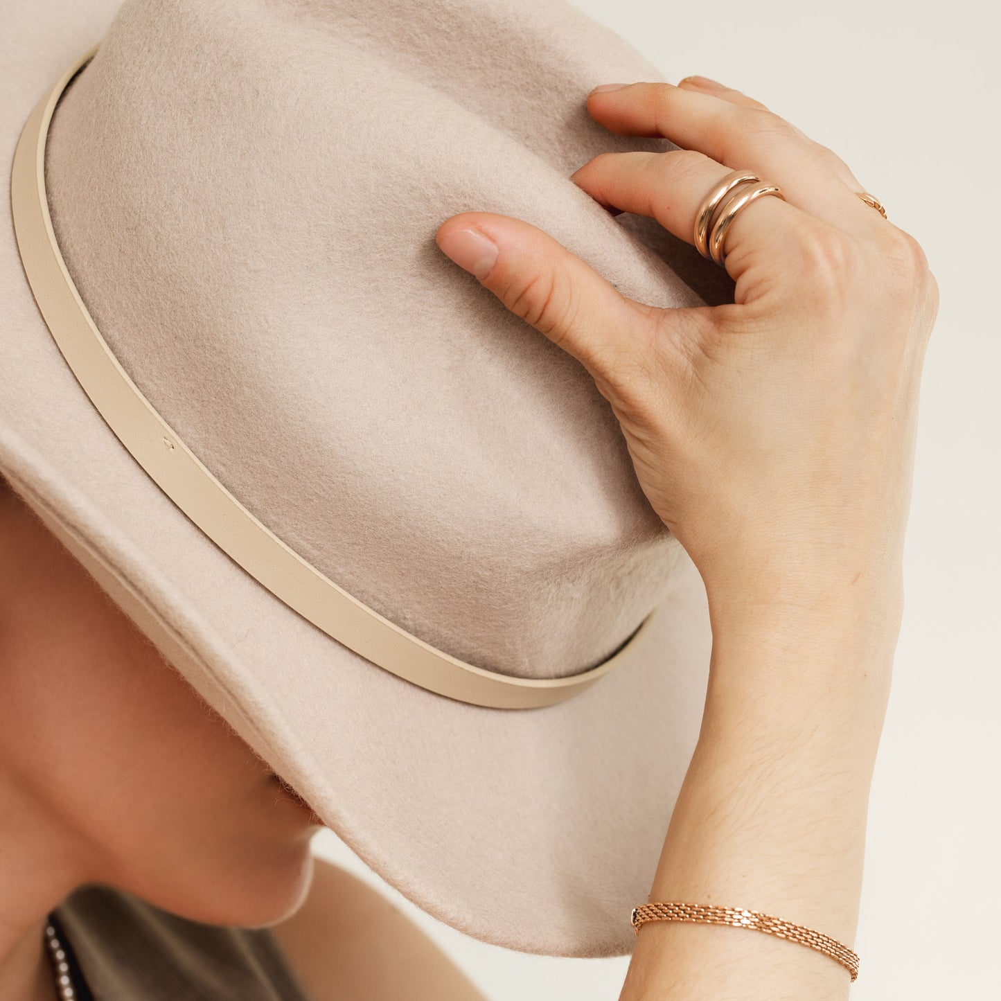 Retro Radiance Ring Rose Gold