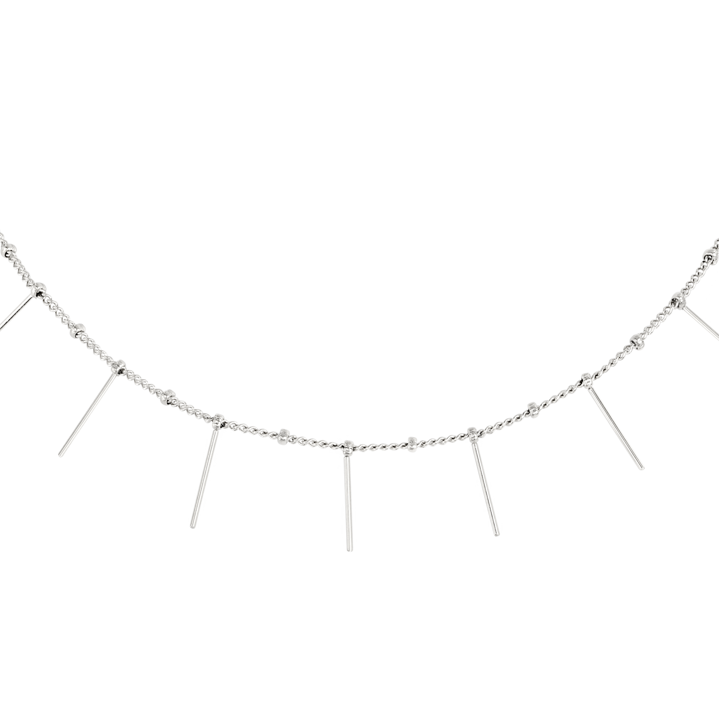 Sea Urchin Choker Silver