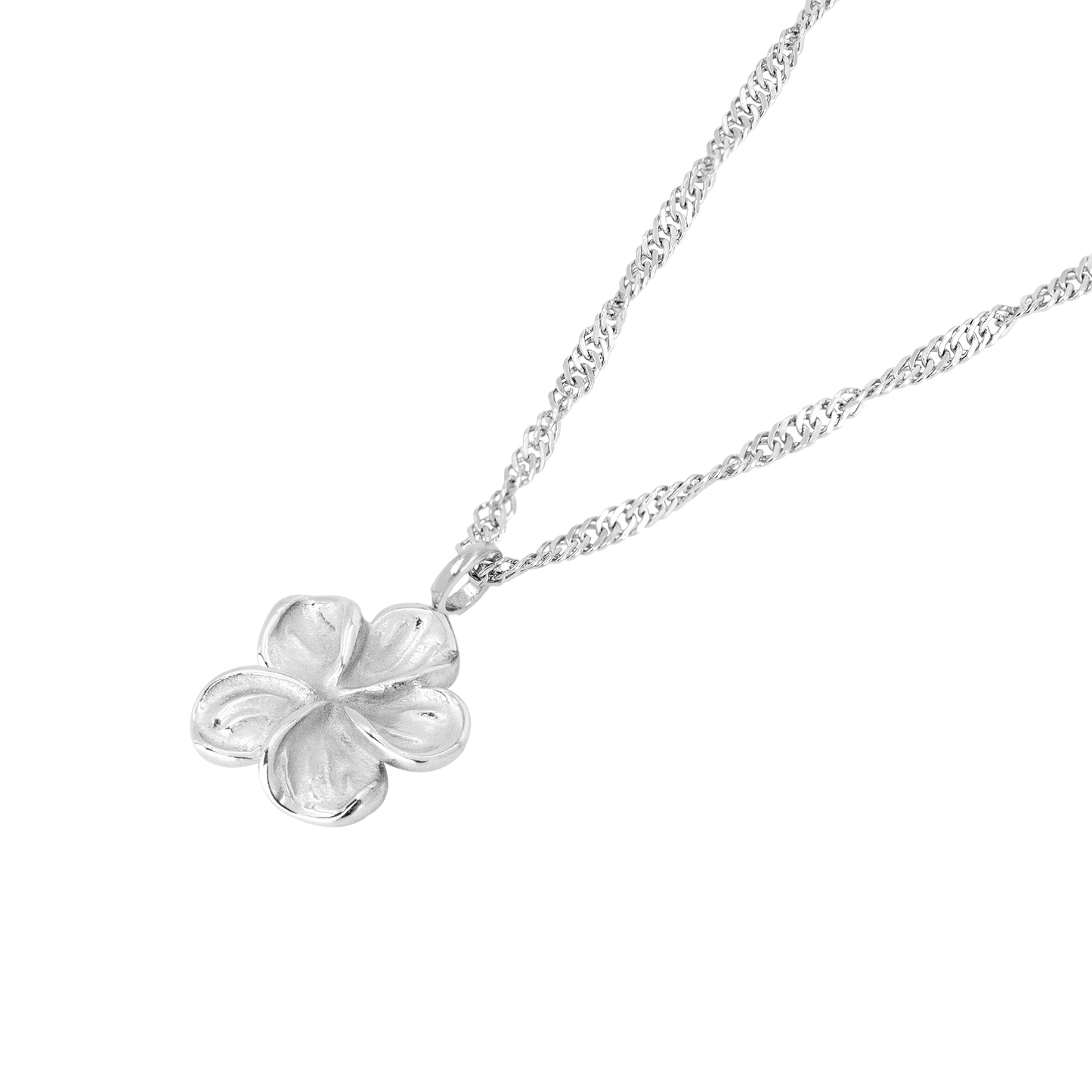 Flora Necklace Silver