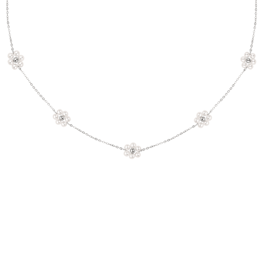 Flourish Necklace Silver