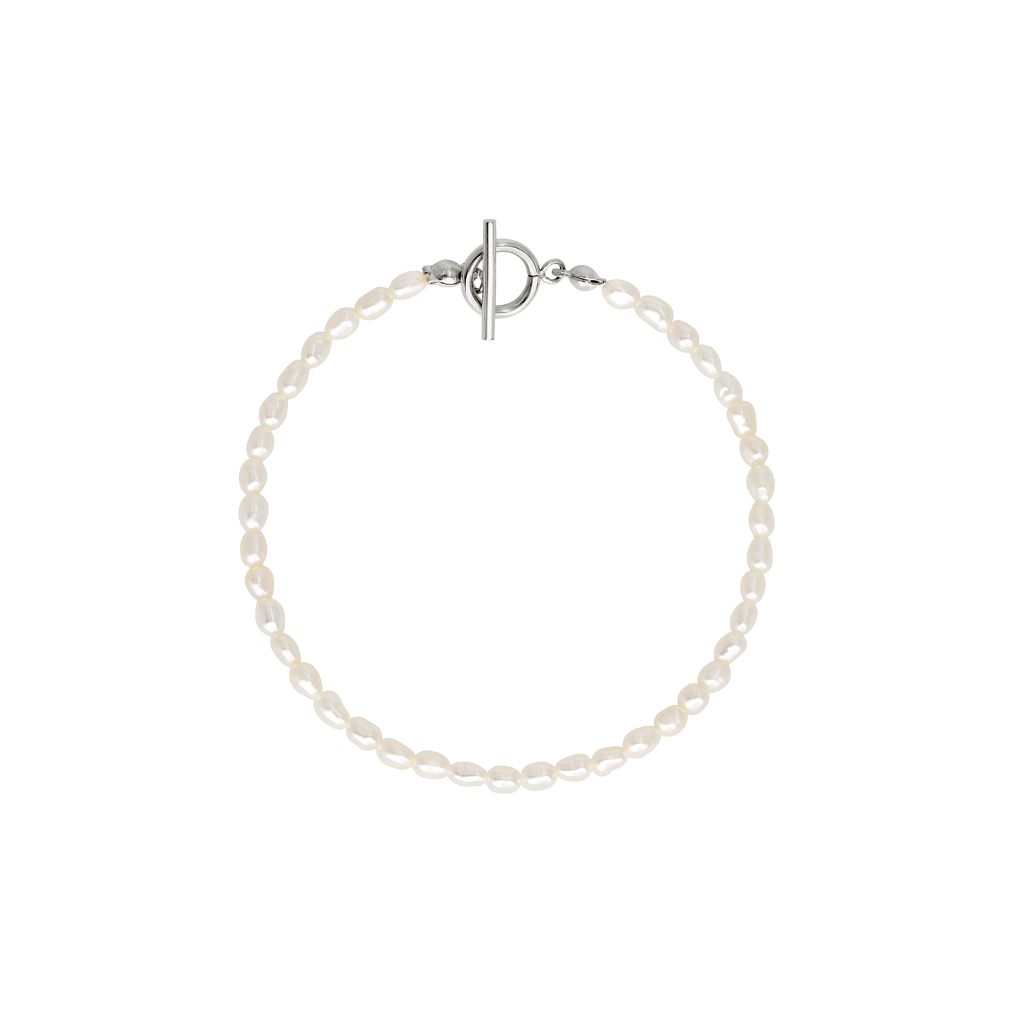 Lenis Loving Pearl Bracelet Silver