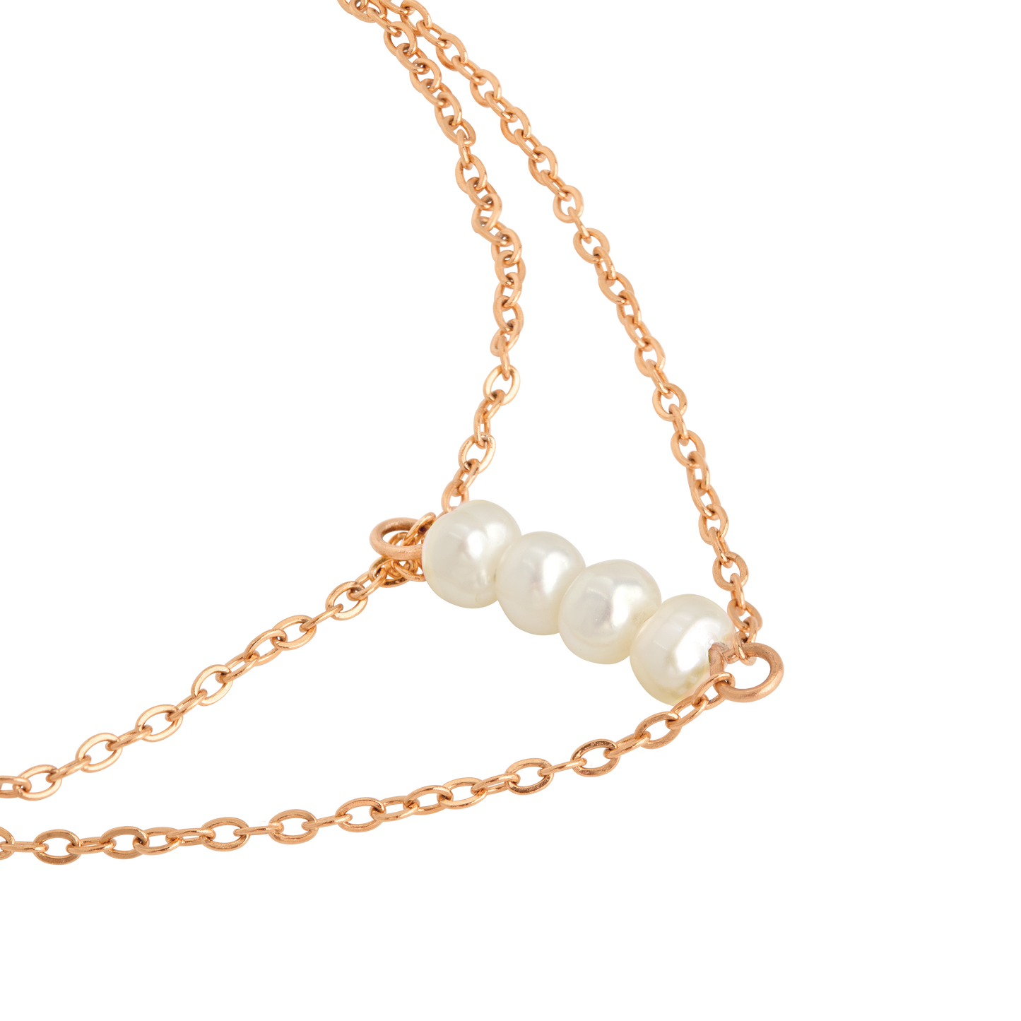 Lisys Pure Pearl Bracelet Rose Gold