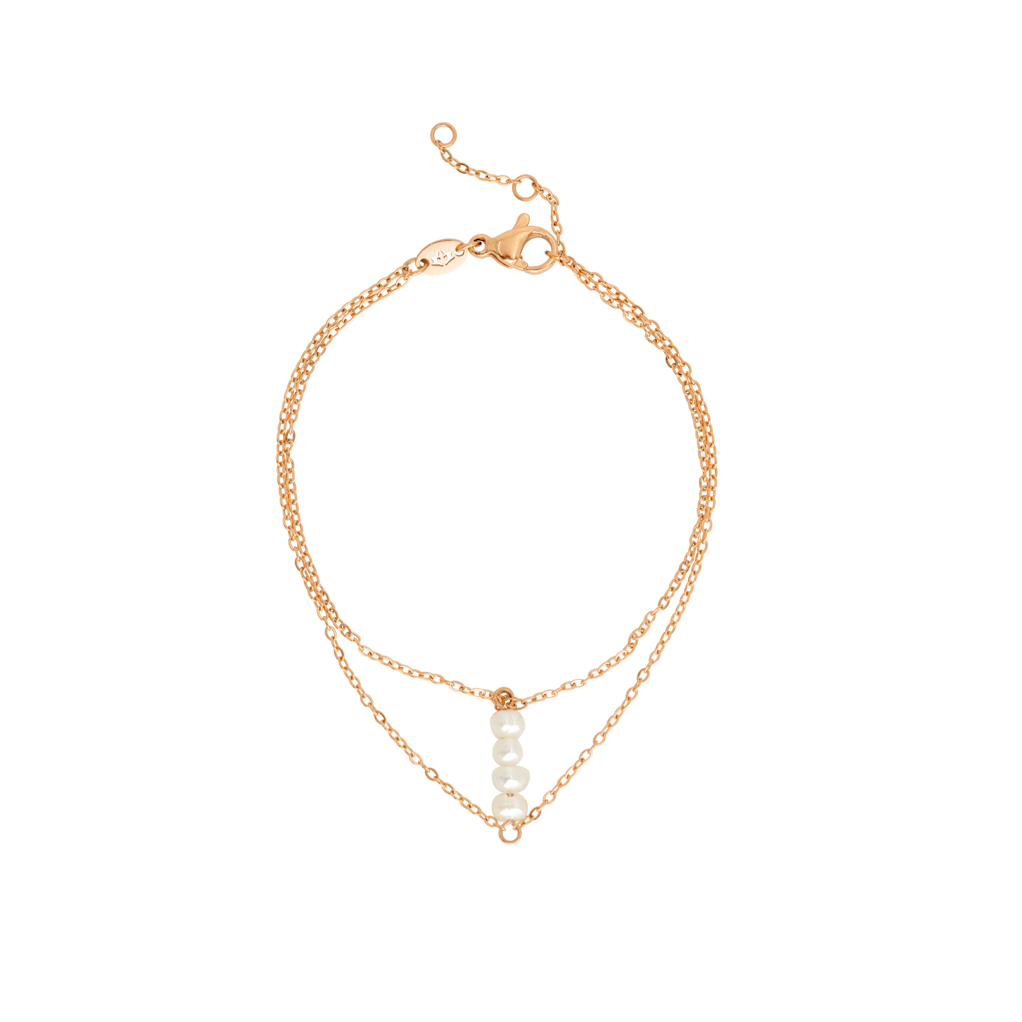 Lisys Pure Pearl Bracelet Rose Gold
