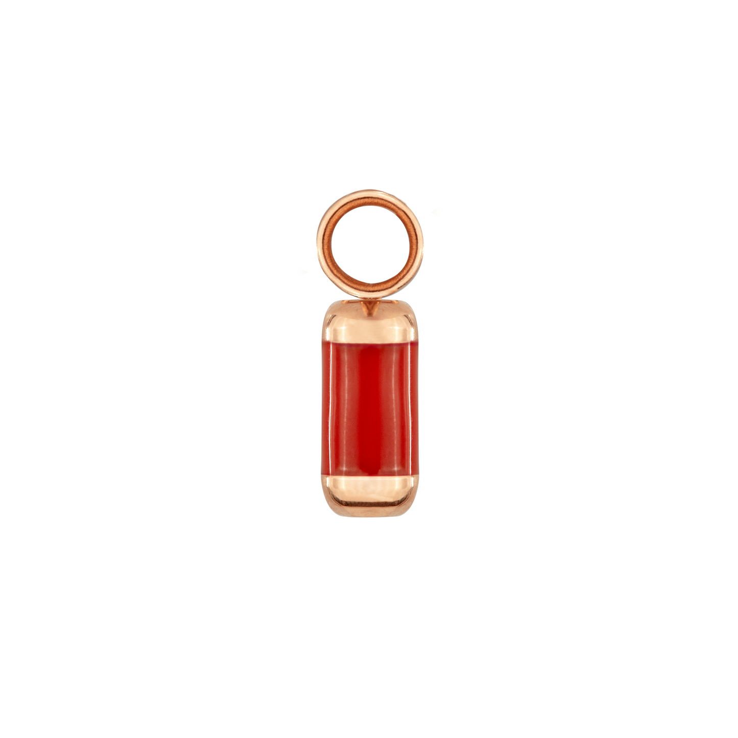 Coral Color Sierra Hoop Set Medium Rose Gold