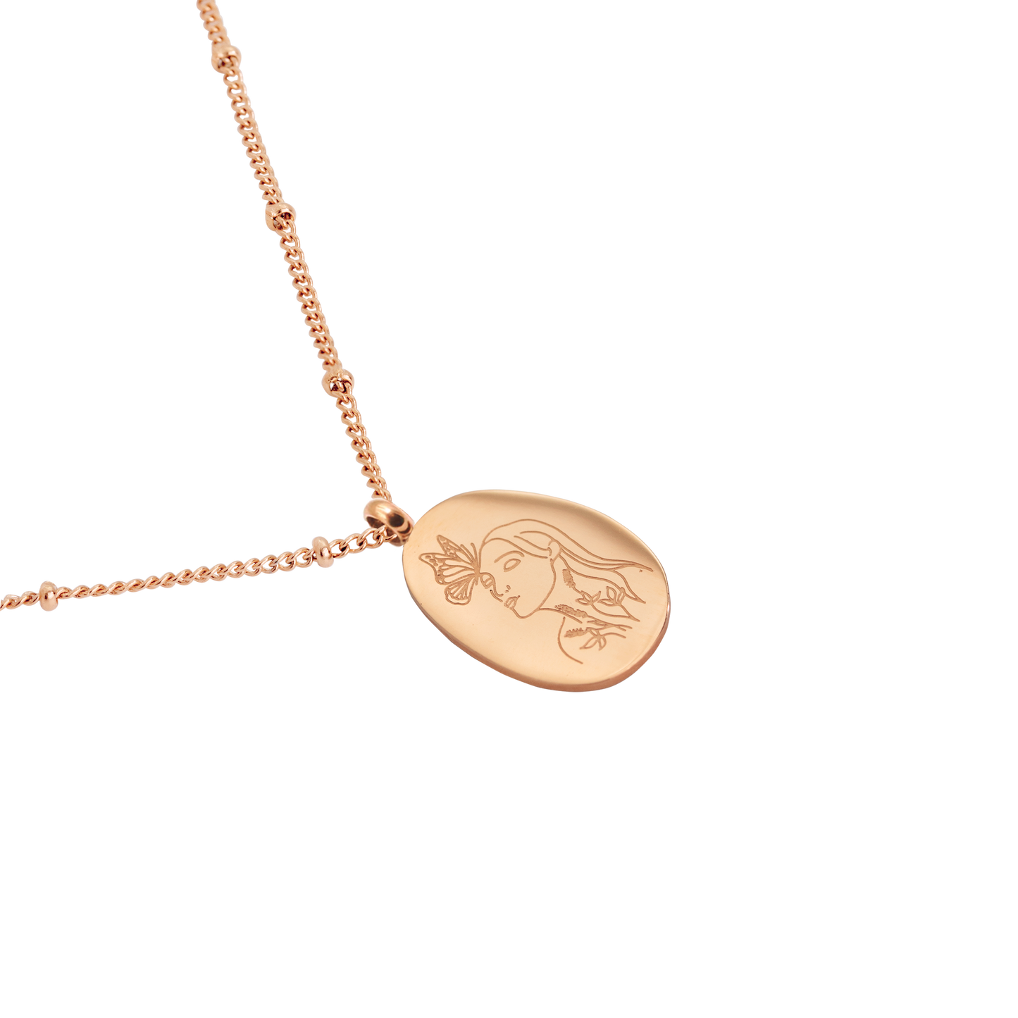 Tender Grace Necklace Rose Gold