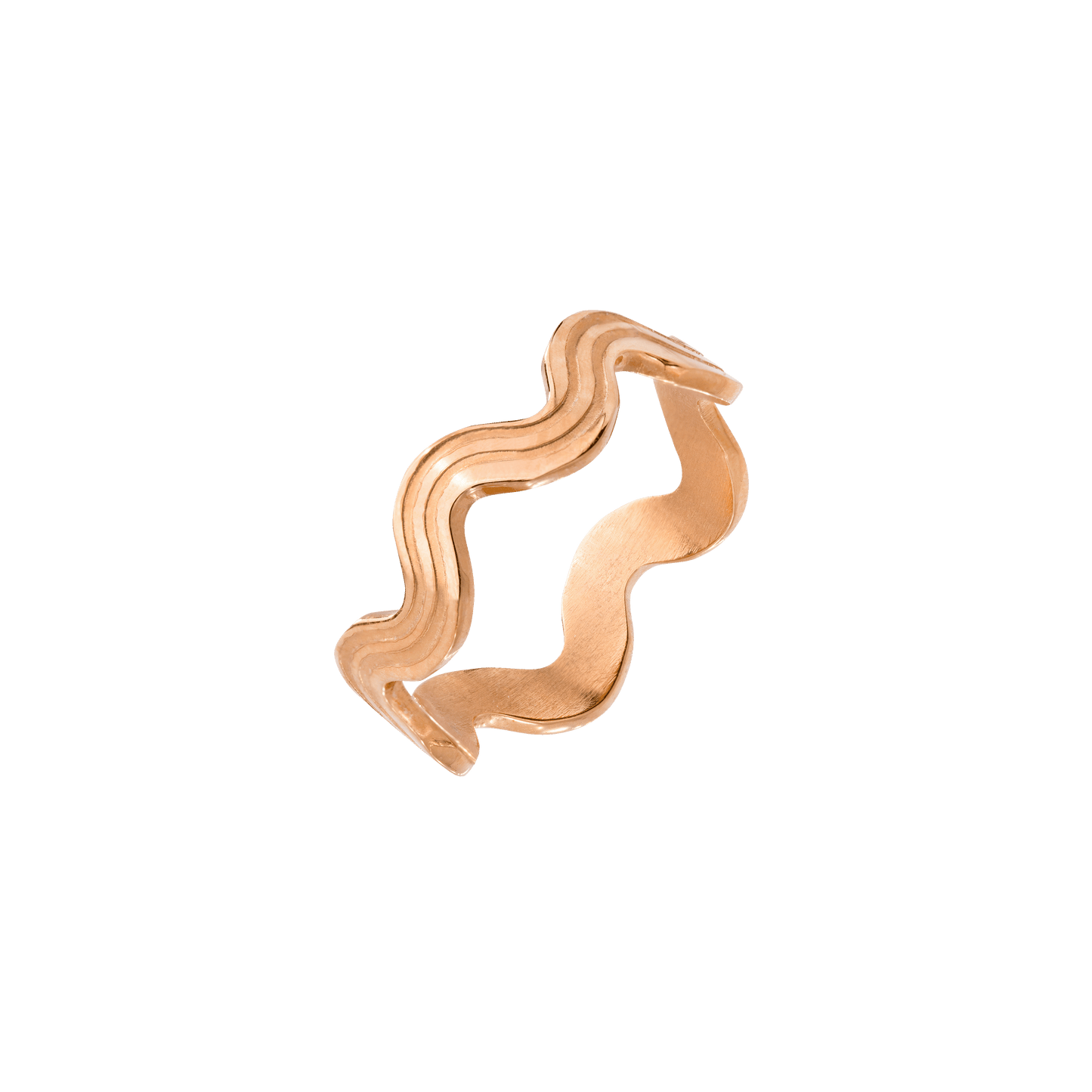 Wave after Wave Ring Rose Gold
