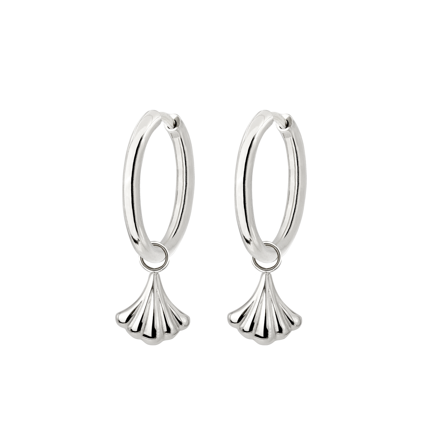 Forever Yours Hoop Set Medium Silver