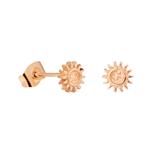 Sun Lover Studs Rose Gold