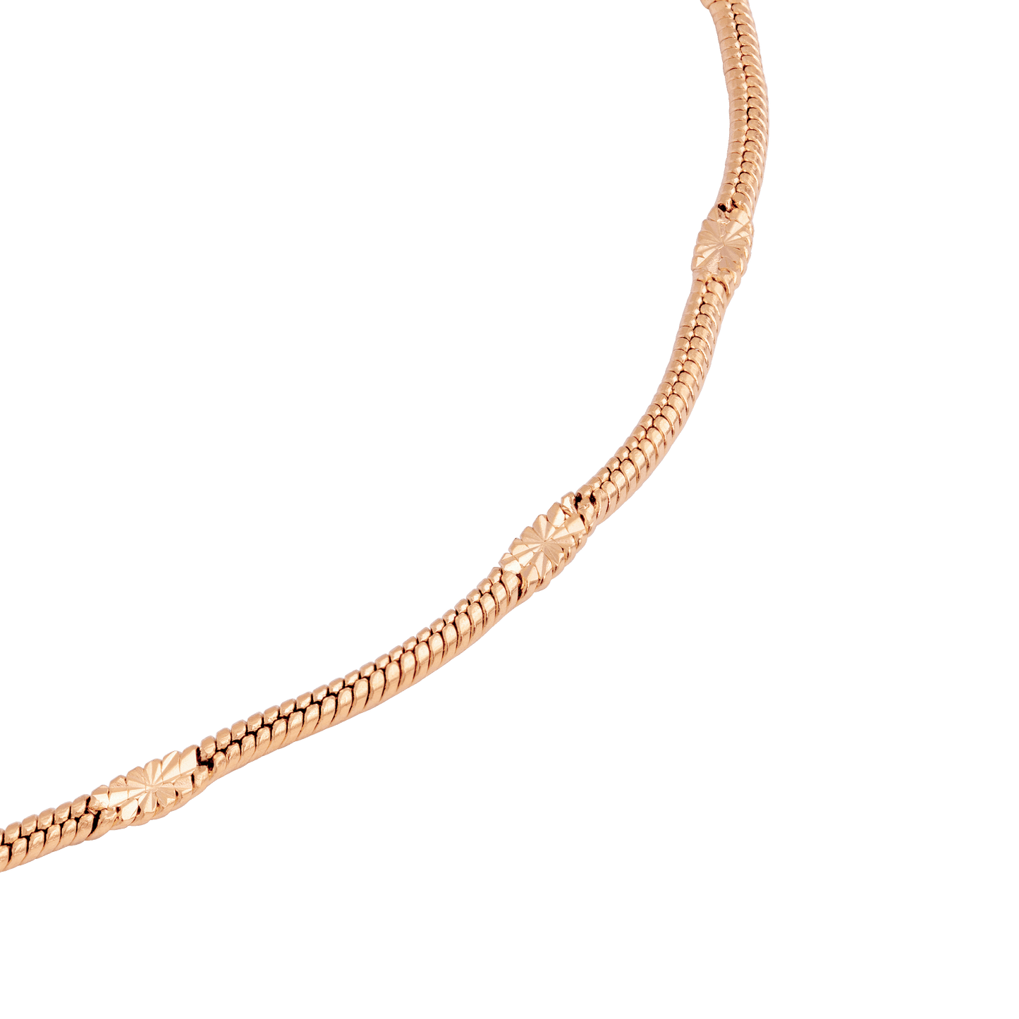 Sun Ray Necklace Rose Gold