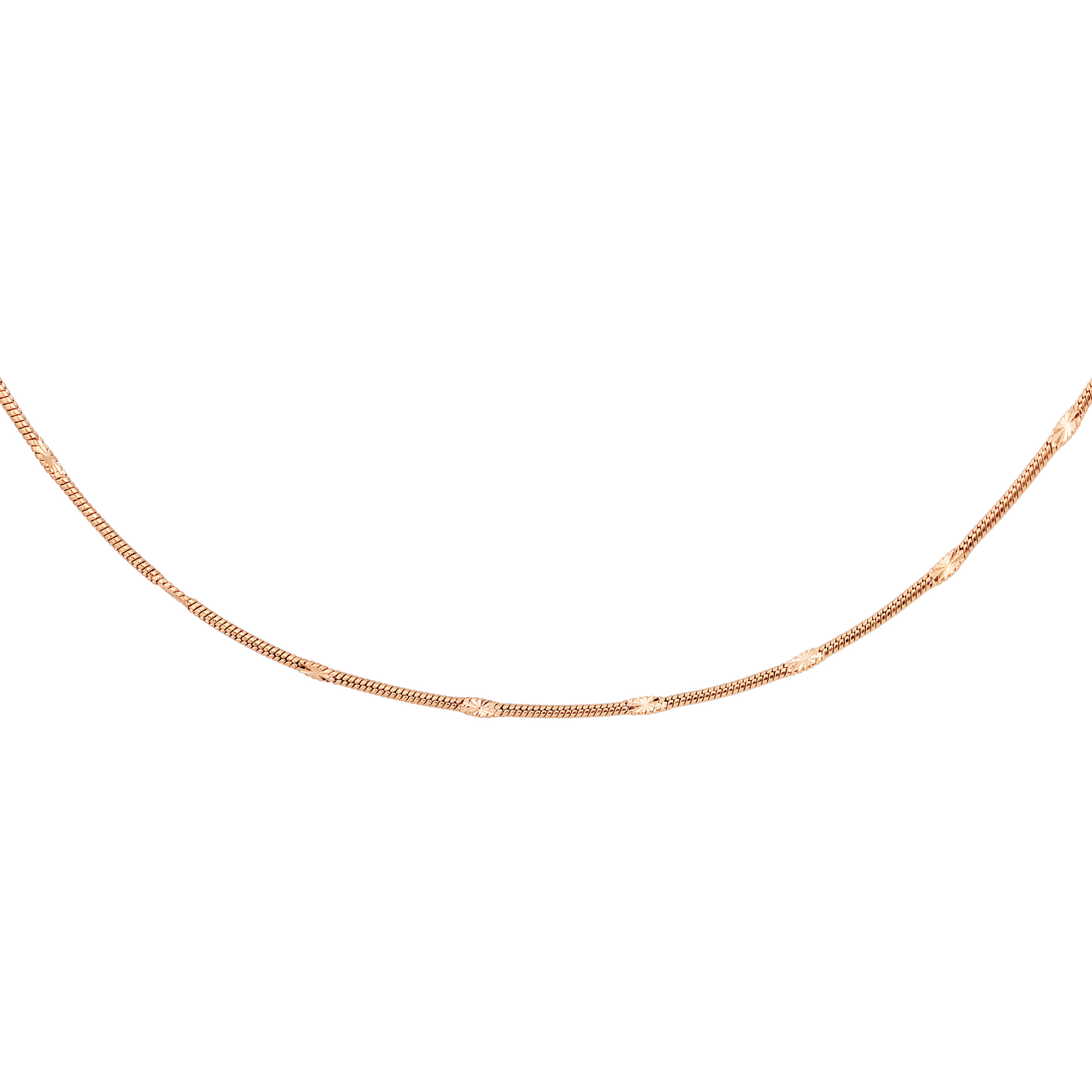 Sun Ray Necklace Rose Gold