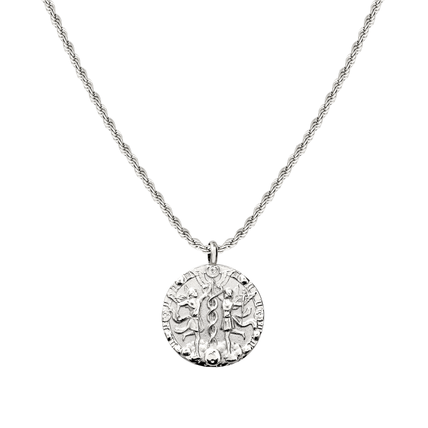 Zodiac Sign Necklace Silver