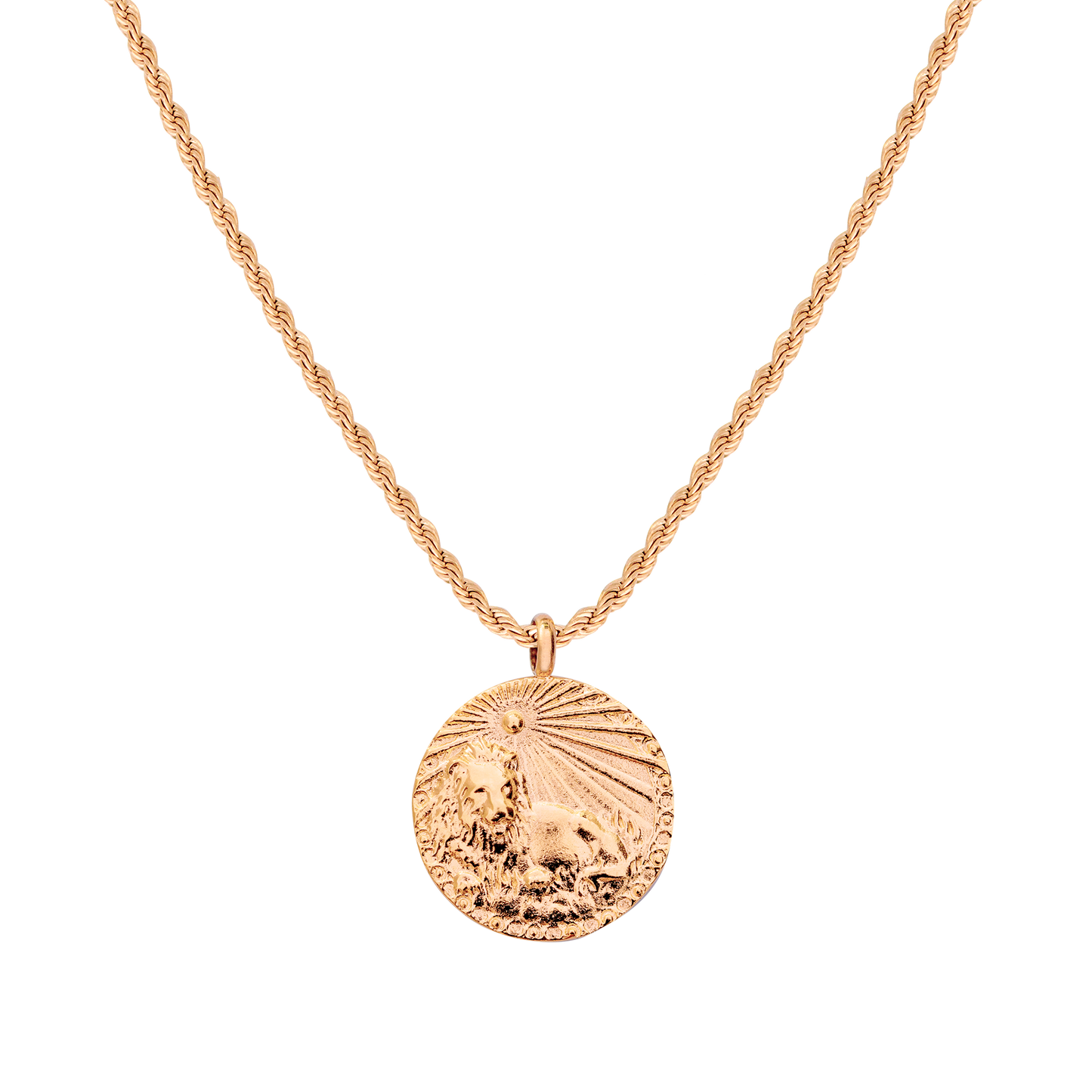 Zodiac Sign Necklace Rose Gold