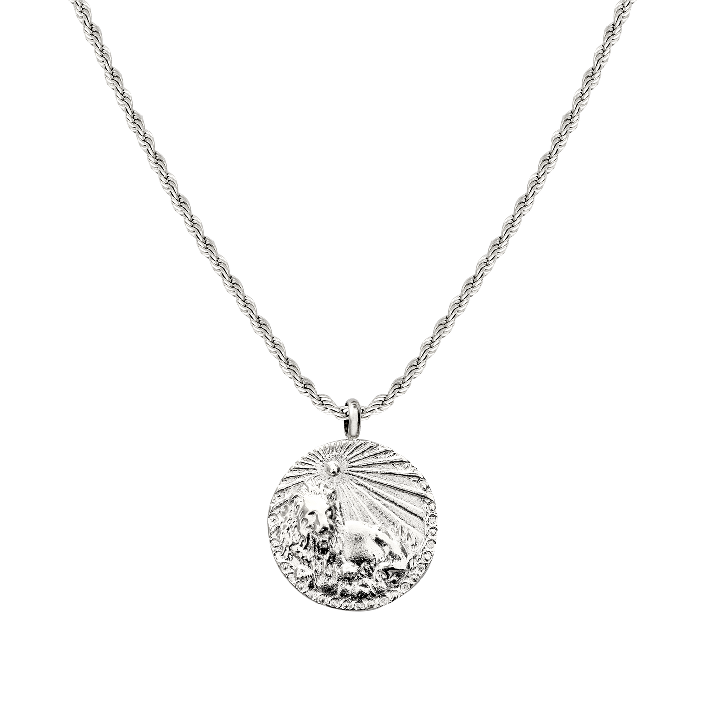 Zodiac Sign Necklace Silver