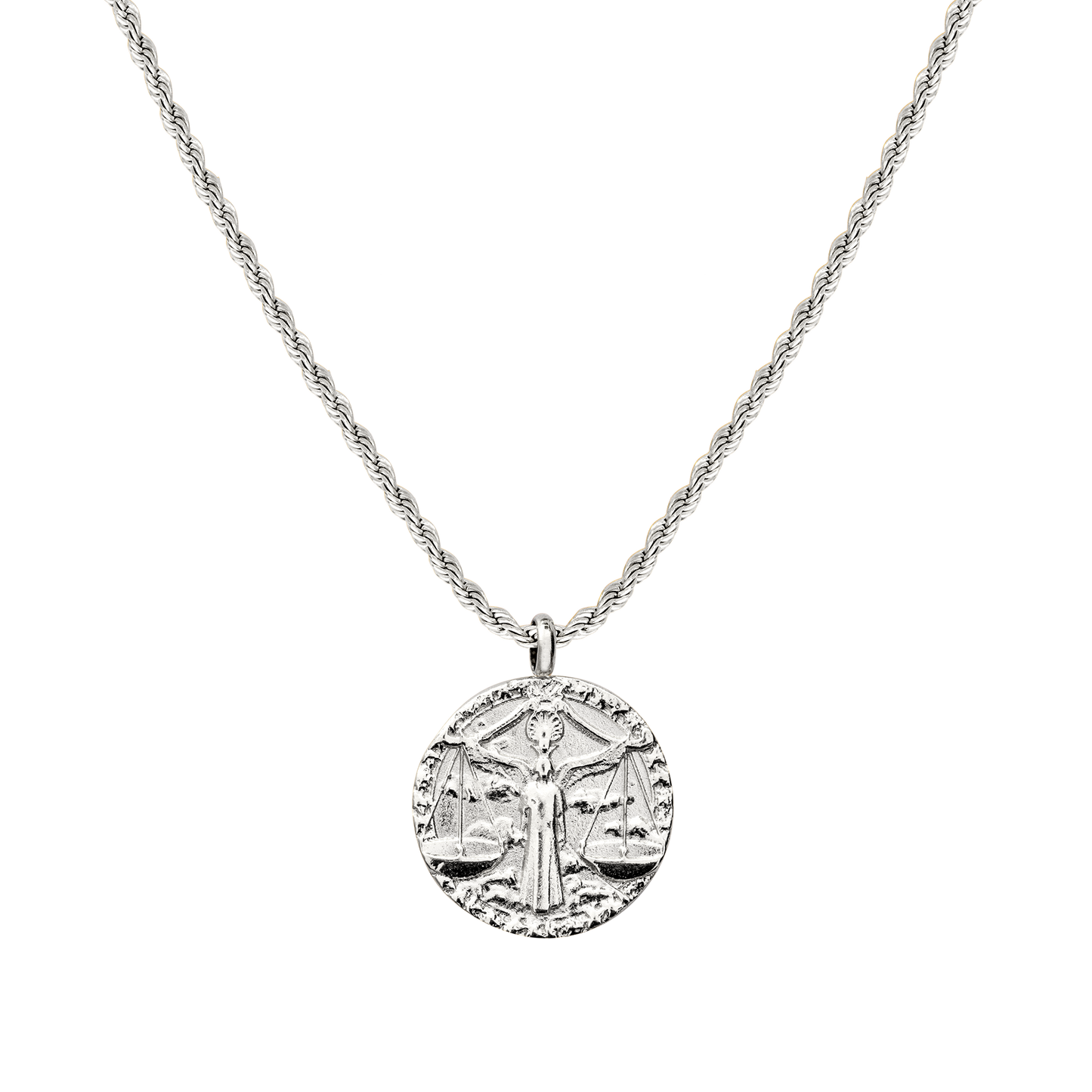 Zodiac Sign Necklace Silver
