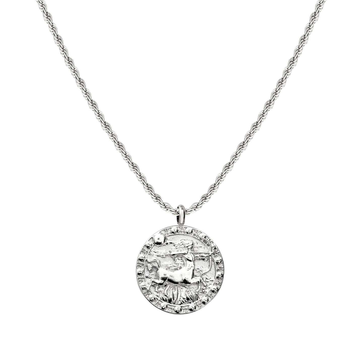Zodiac Sign Necklace Silver