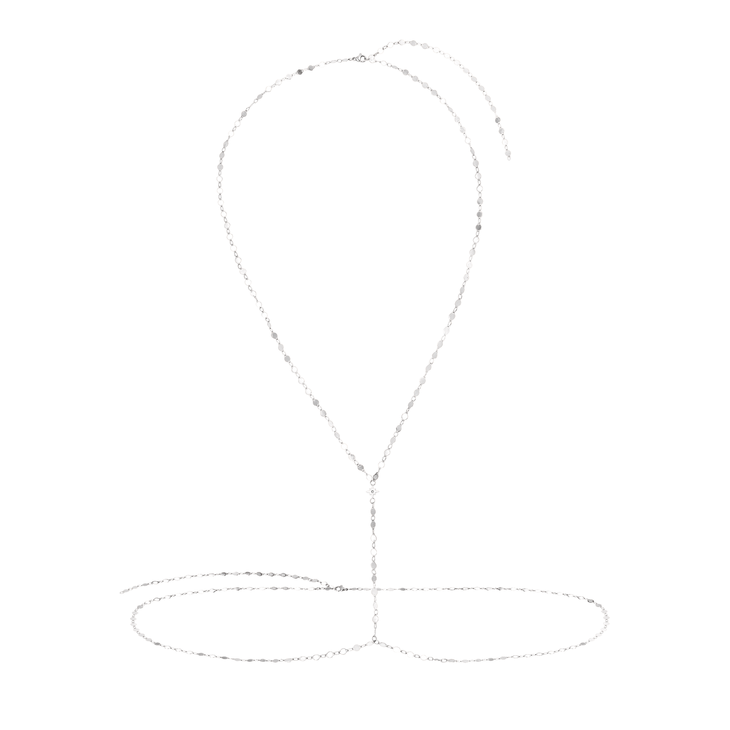 Stunning Jule Body Chain Silver