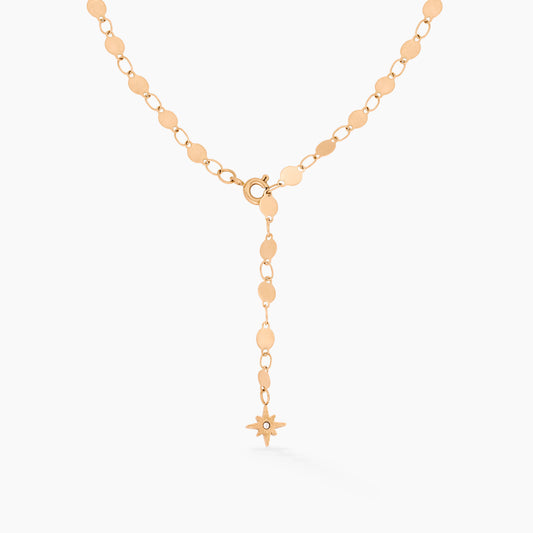 Rising Lotti Y-Necklace Rose Gold
