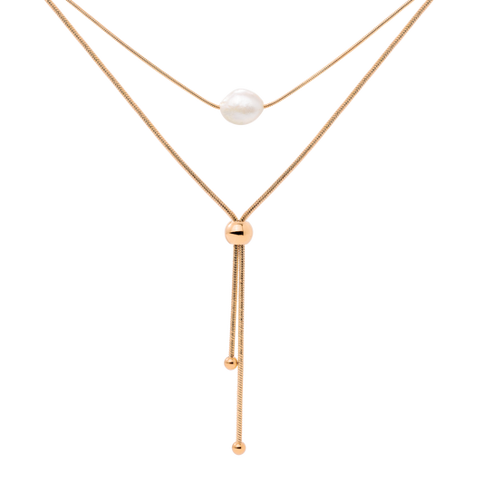 Minimalistic Elegance Necklace Bundle Rose Gold