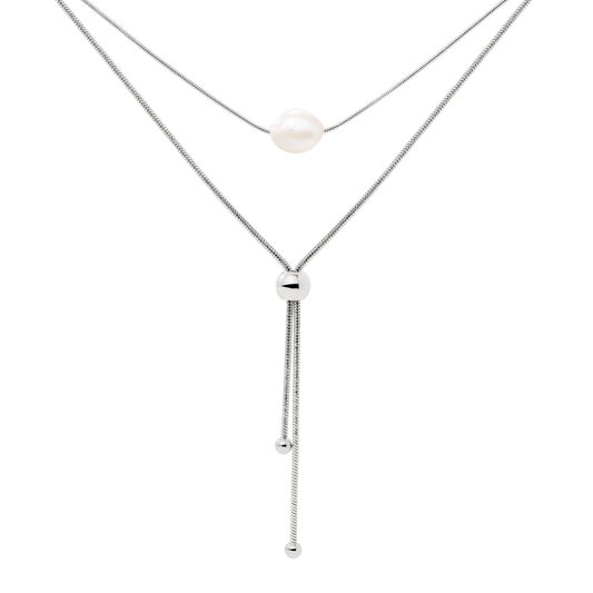 Minimalistic Elegance Necklace Bundle Silver
