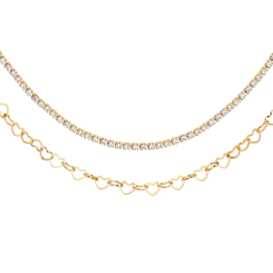 Glam Lover Necklace Bundle Gold