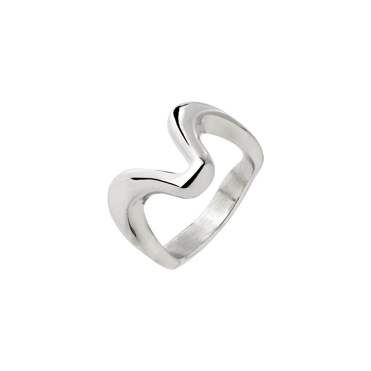 High 'n' Low Ring Silver