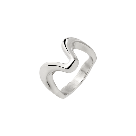 High 'n' Low Ring Silver