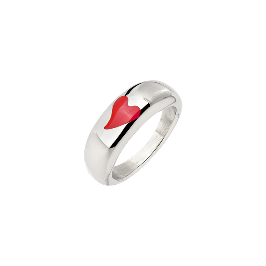 Hot Love Ring Silver