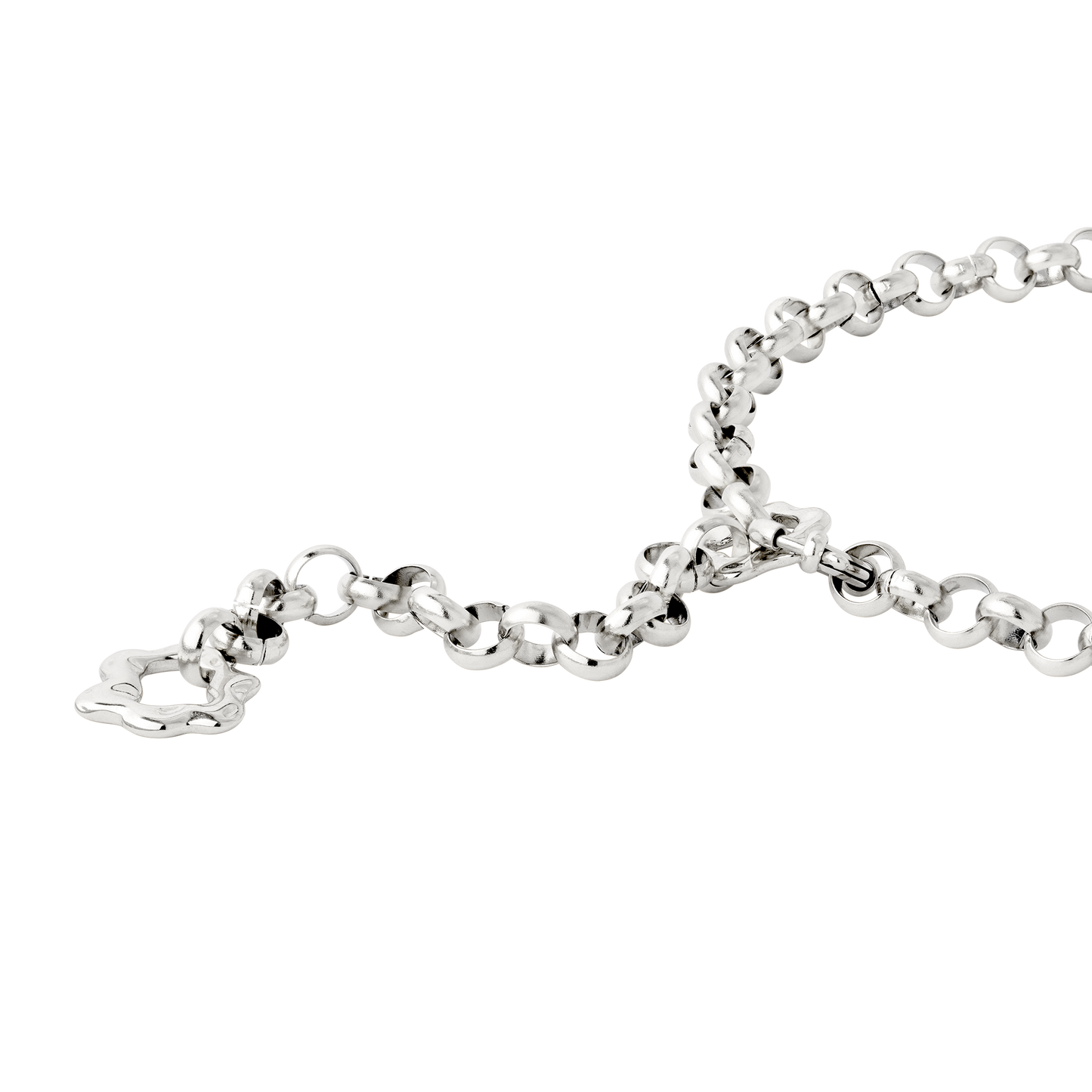 Love Me Bold Necklace Silver