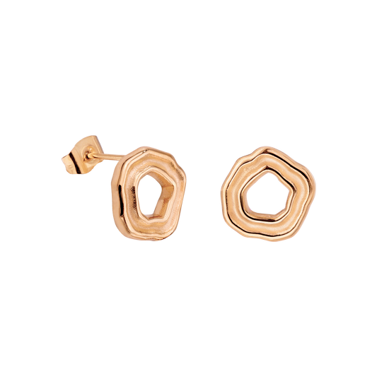Coastal Charm Studs Rose Gold