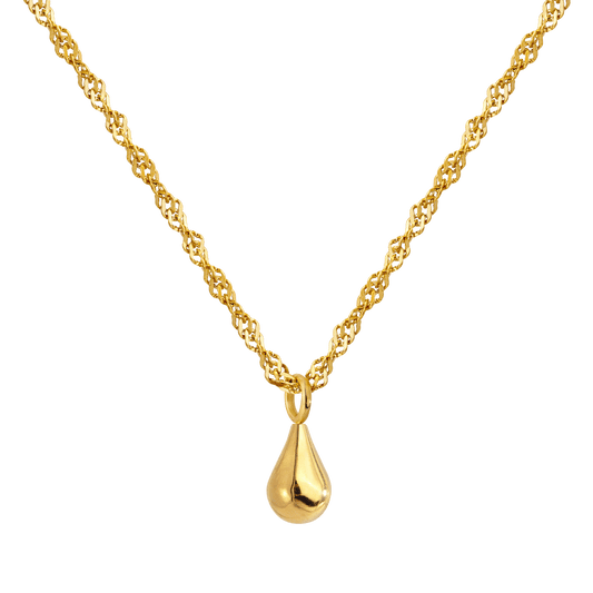 Drop it Necklace Gold