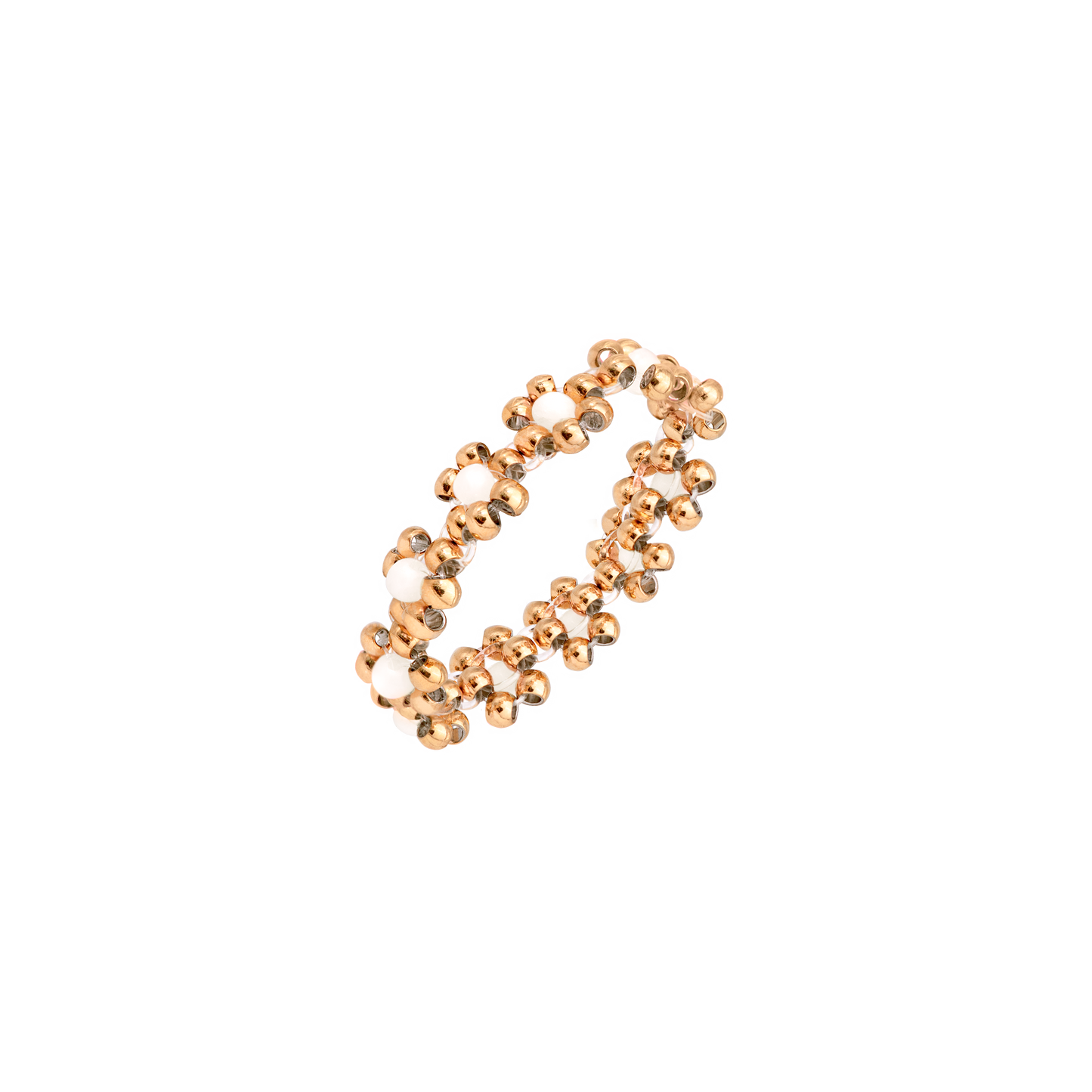 Flowery Ring Rose Gold