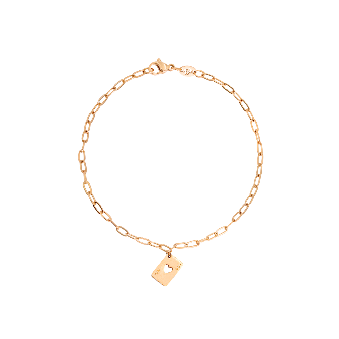 Ace Up the Sleeve Bracelet Rose Gold