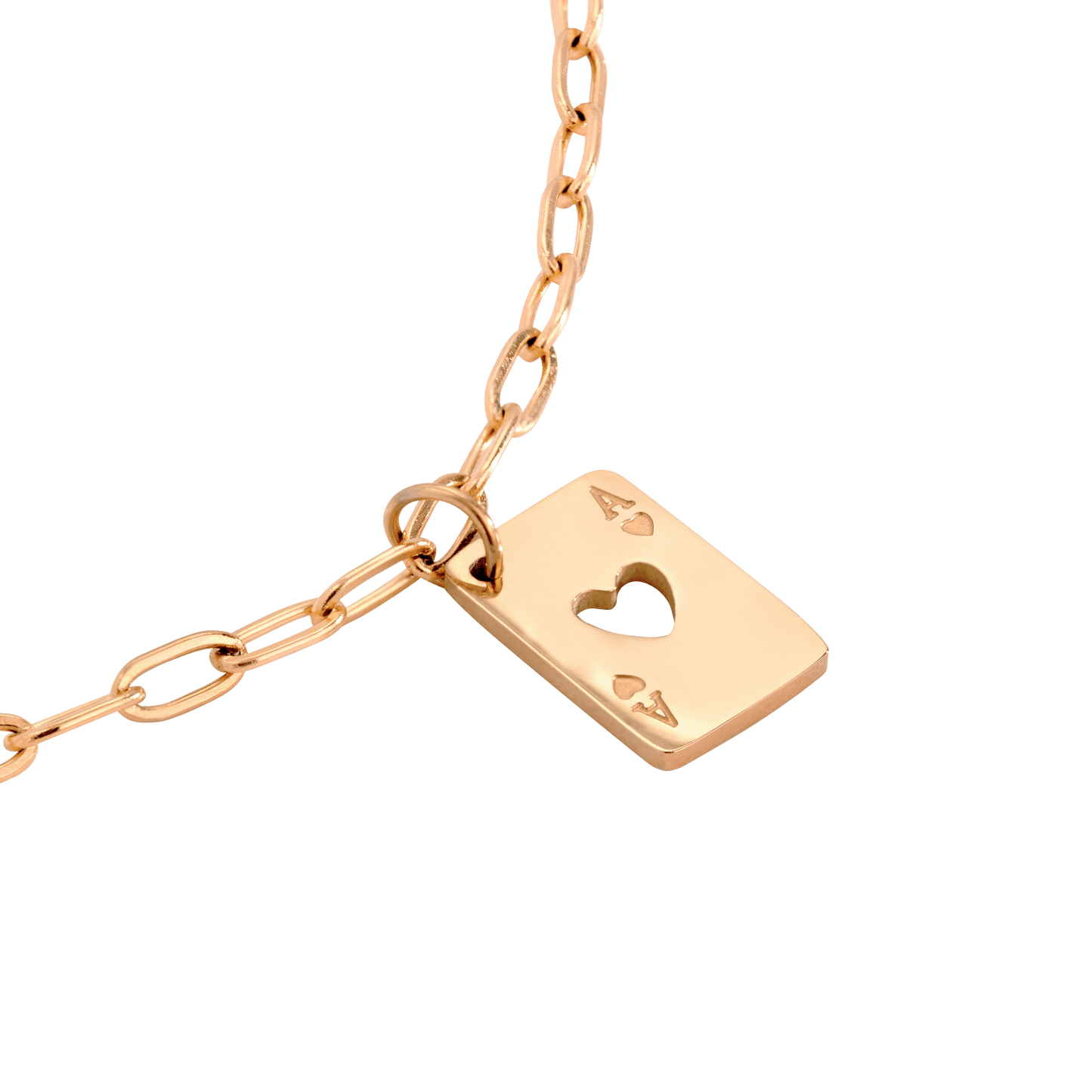 Ace Up the Sleeve Bracelet Rose Gold
