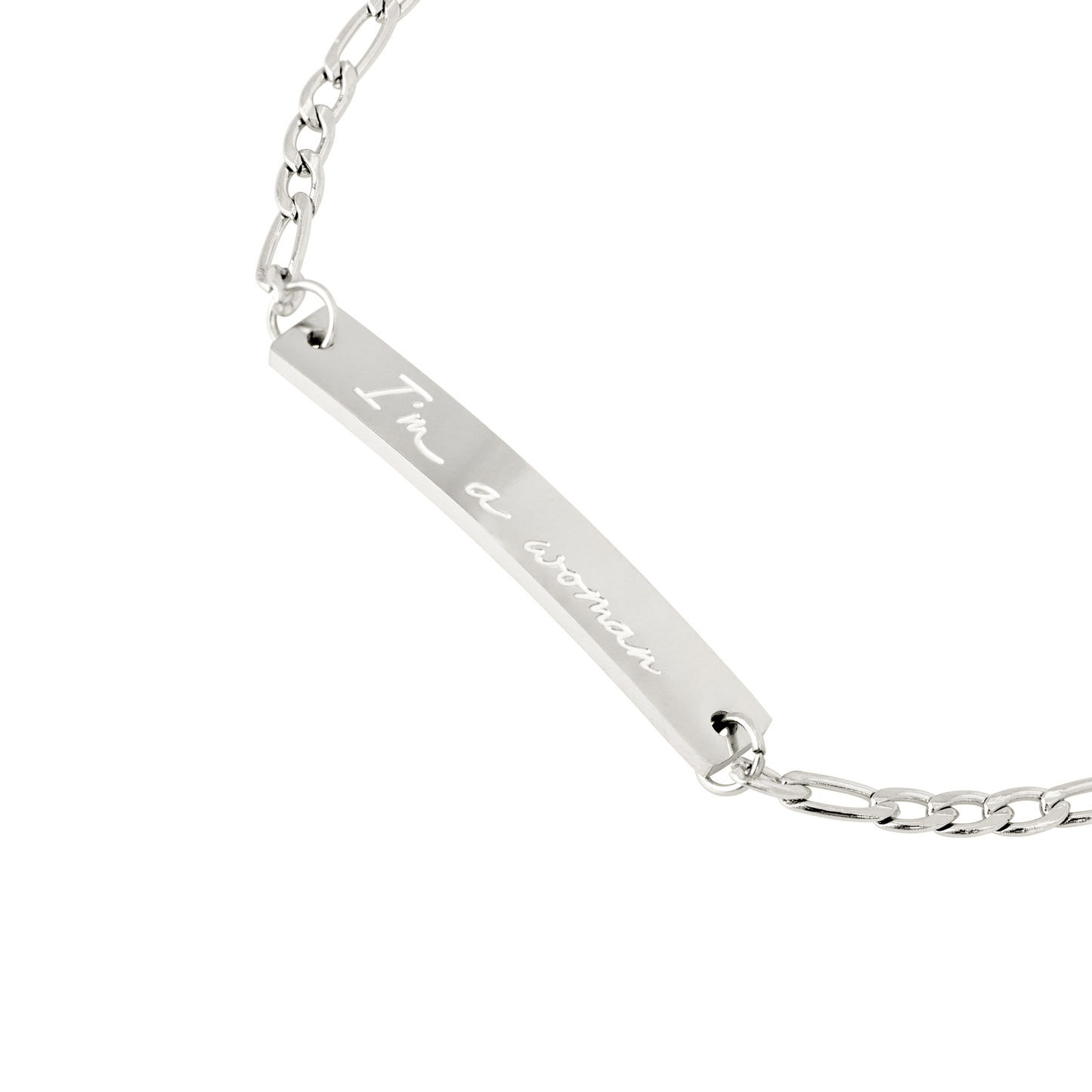 I'm a Woman Bracelet Silver