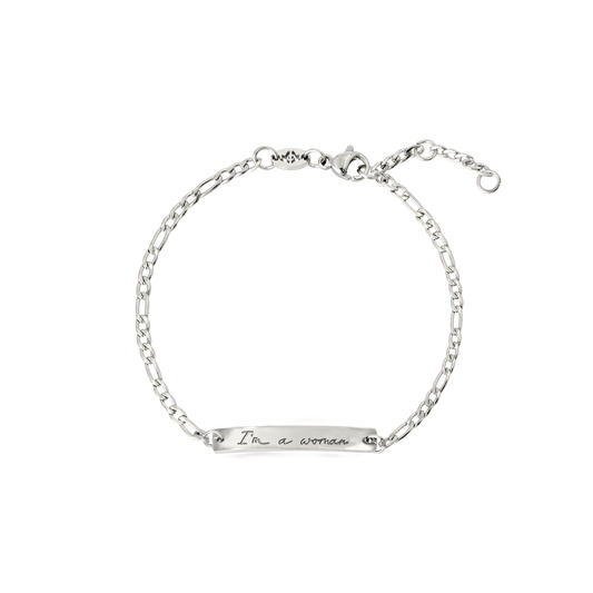 I'm a Woman Bracelet Silver