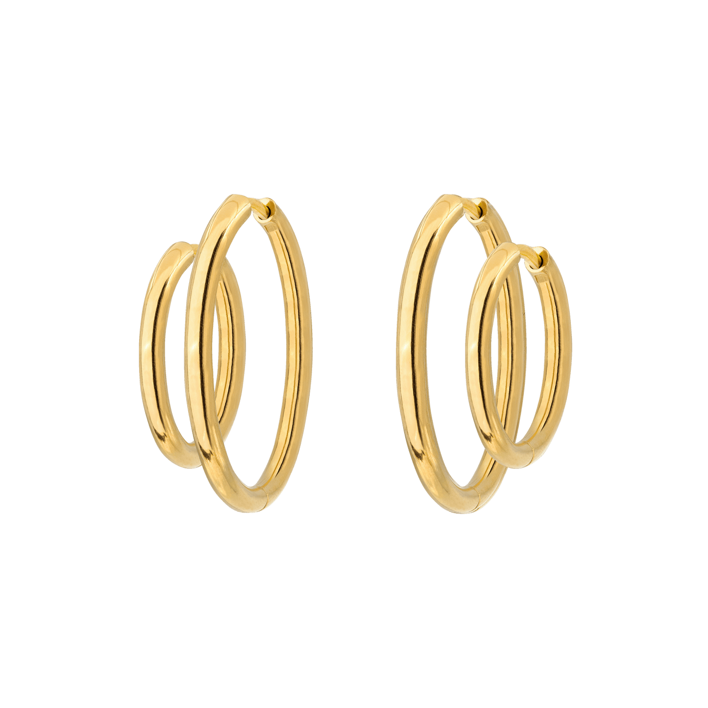 Clean Hoop Bundle Midi Gold