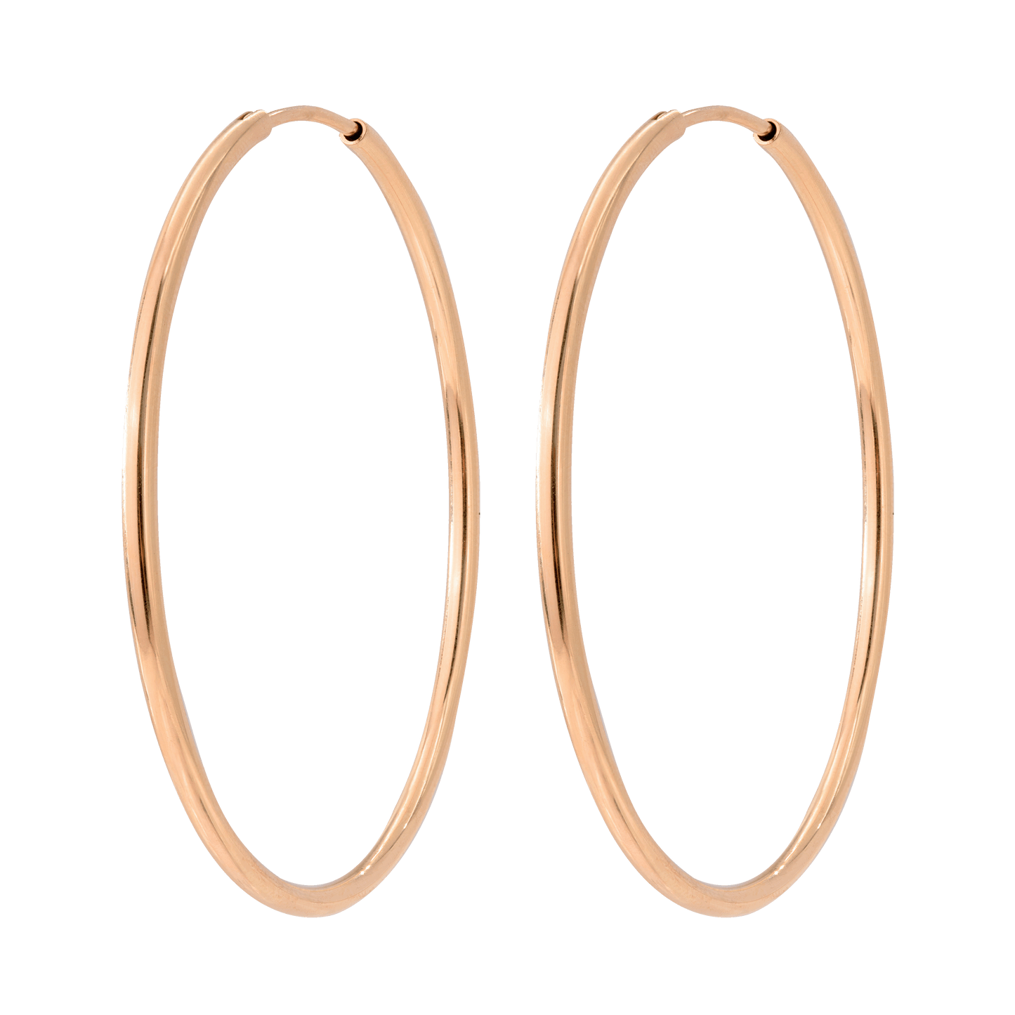 Extra Maxi Hoops Rose Gold