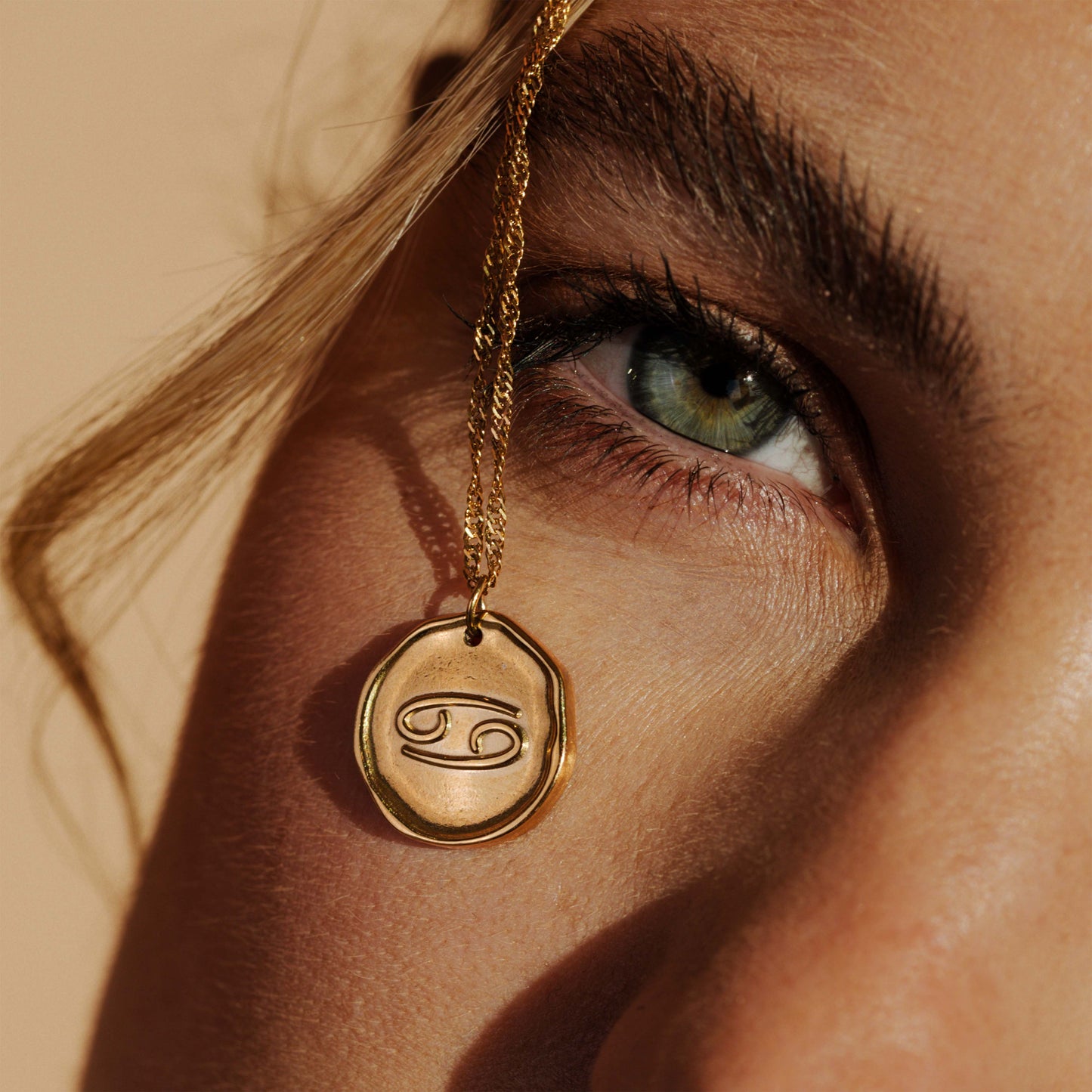 Zodiac Necklace – Cancer Rose Gold